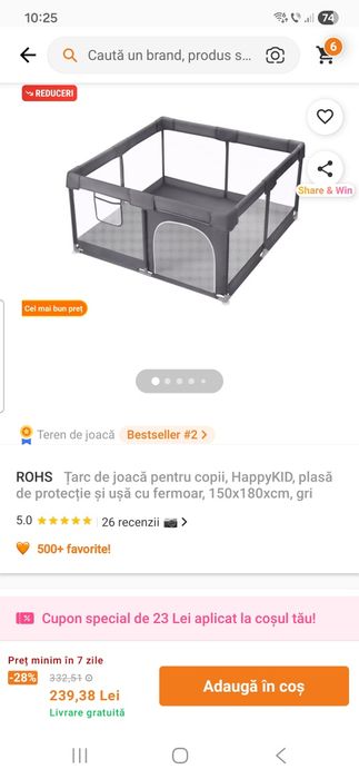 Vând carut  bebe 2 in 1