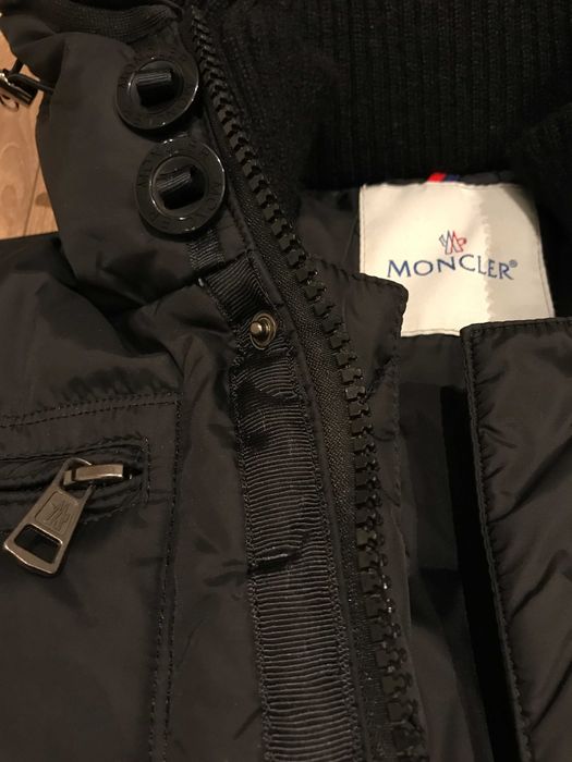 MONCLER, зимно яке, черно, Размер: М