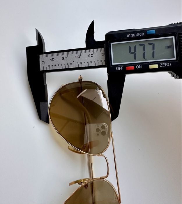 Ray Ban RB3025 Aviator Gold/Brown Made in Italy