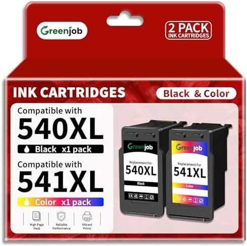 Нови PG 540XL CL 541XL съвместими мастилници за Canon PIXMA 2 броя мастило принтер тонер печат