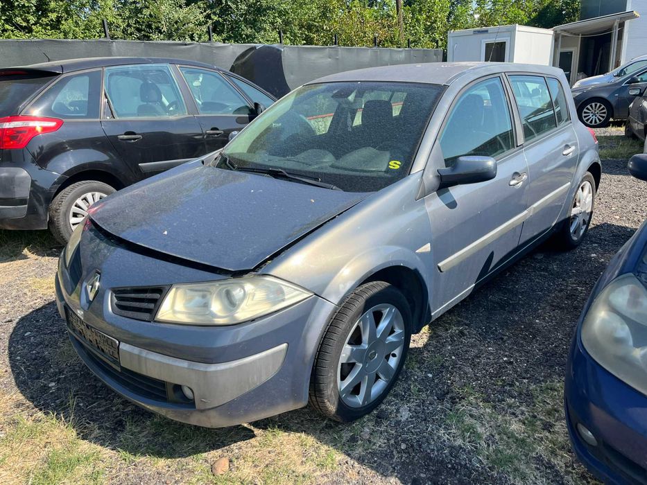 Dezmembrez Renault Megane 2 facelift 1,9 TDI cutie automata 2007 gri bleo