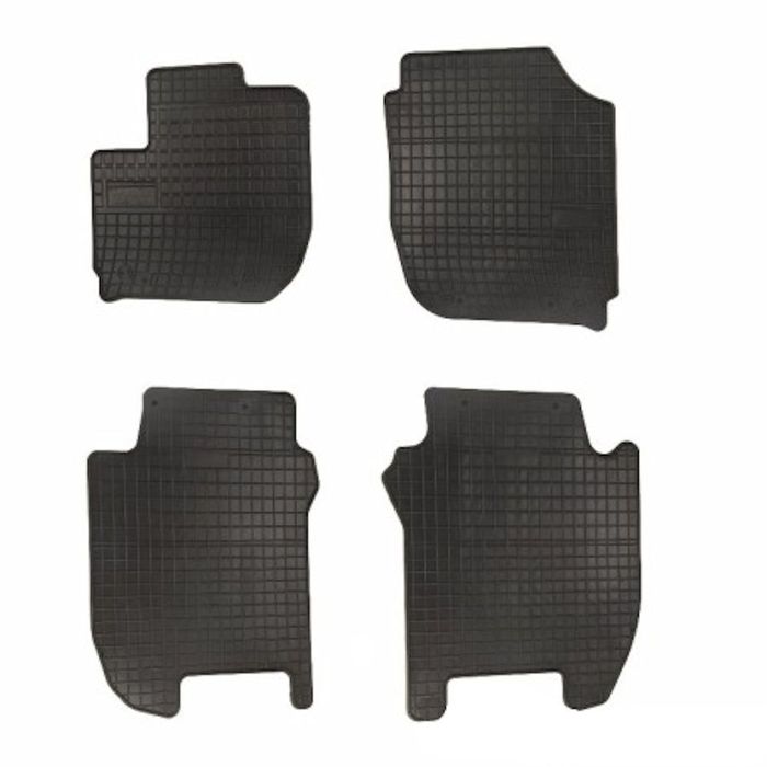 Set covorase auto din cauciuc Mazda 2 (III) din 2014-, presuri BestAutoVest, negre, 4 buc.