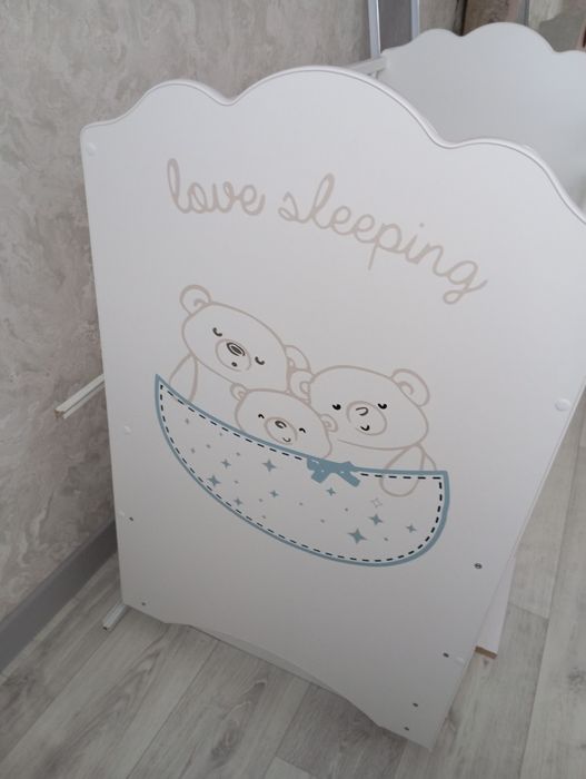 Детская кровать с колыбелью