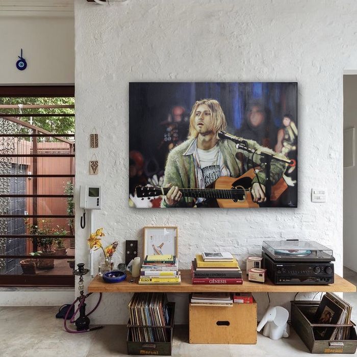 Картина. Портрет Курта Кобейна