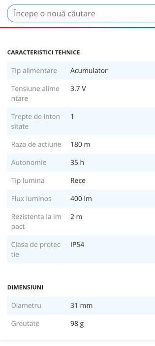 Lanterna led lenser ih5r