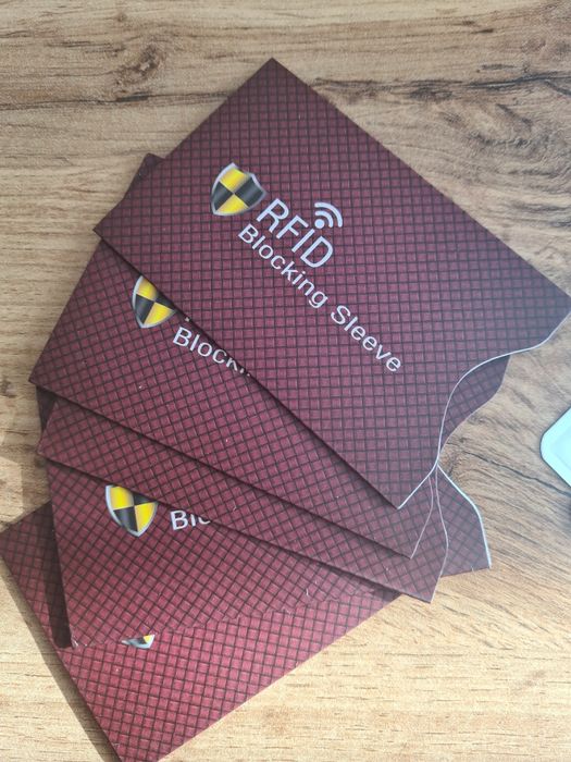 RFID калъф за защита на дебитна и кредитна карта