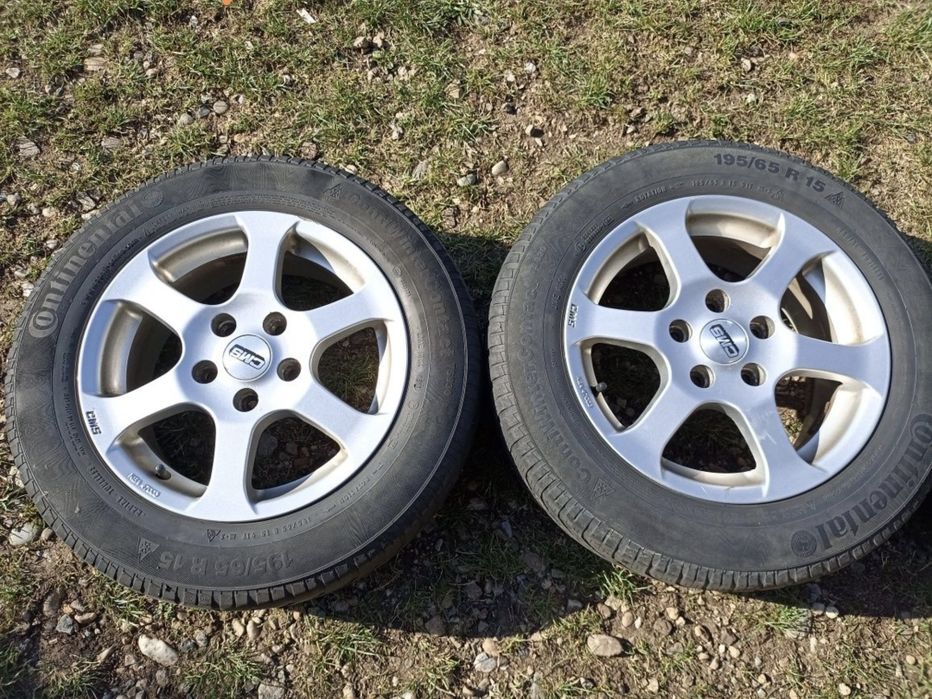 Set jante aluminiu CMS + anvelope vară Sailun DOT 2024 – stare impecabilă