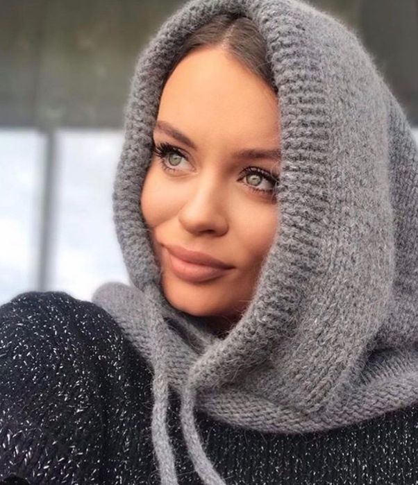 Капор вязаный на заказ