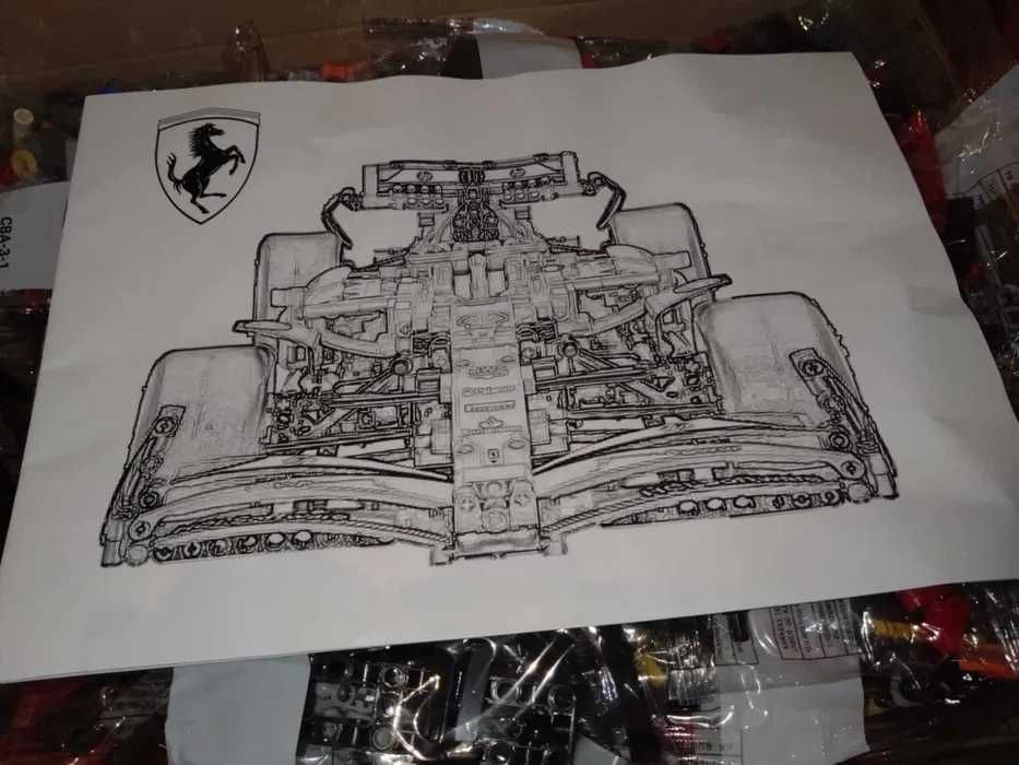 NOU TIP lego Mașina F1 Ferrari SF-24 42207