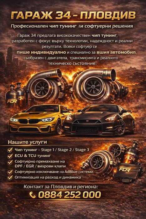 Чип Тунинг , Ремап , Премахване на ЕГР/ ДПФ /Вихрови клапи/Egr Dpf