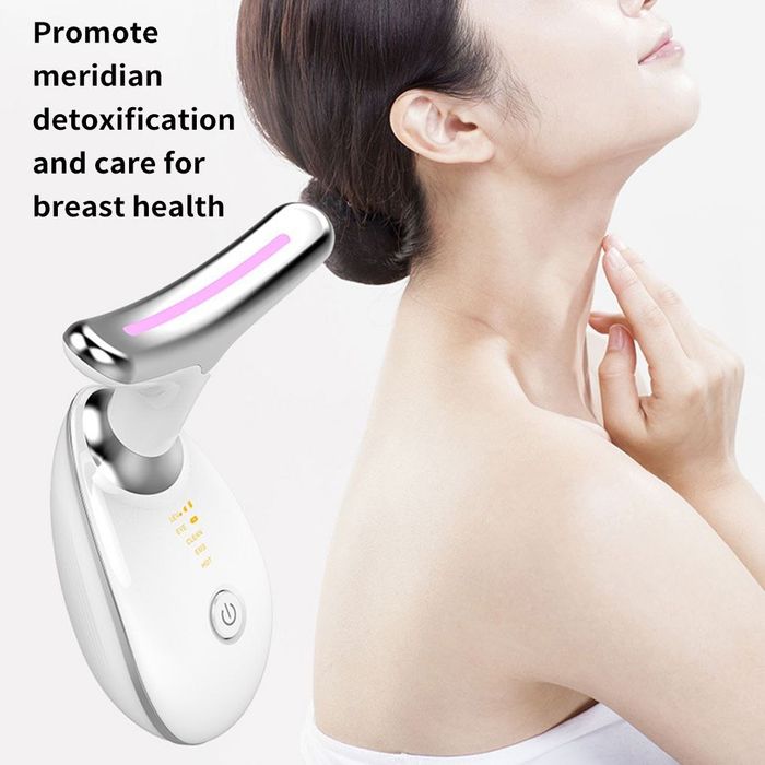 Массажер светодиодный вибрирующий для лица.