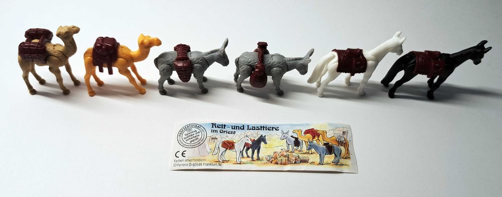 Lot 2 serii Kinder din anul 1997 in cutie compartimentata