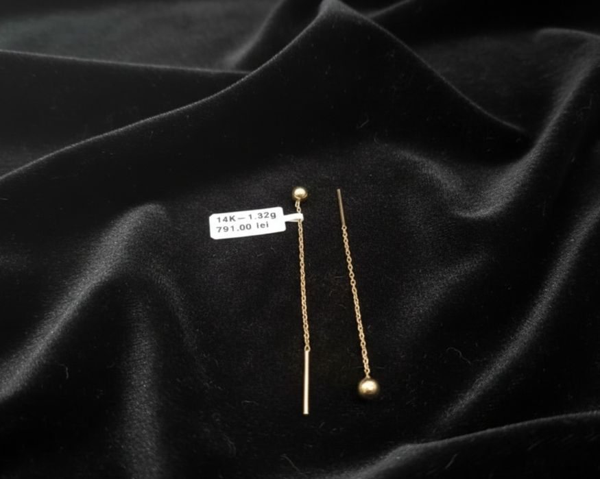Cercei aur 14k 1.32gr