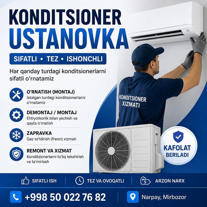 Konditsioner ustanovka