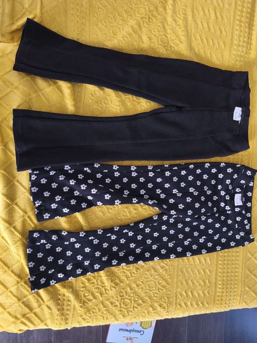 Pantaloni zara si bluze albe simple h&m 104