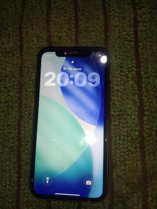 Iphone 11 xotira:64gb. Yomkst:78%