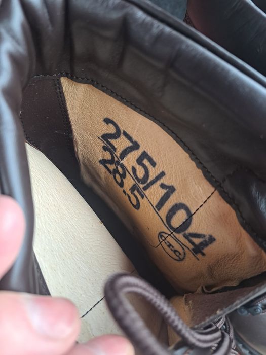 Bocanci piele naturala maro