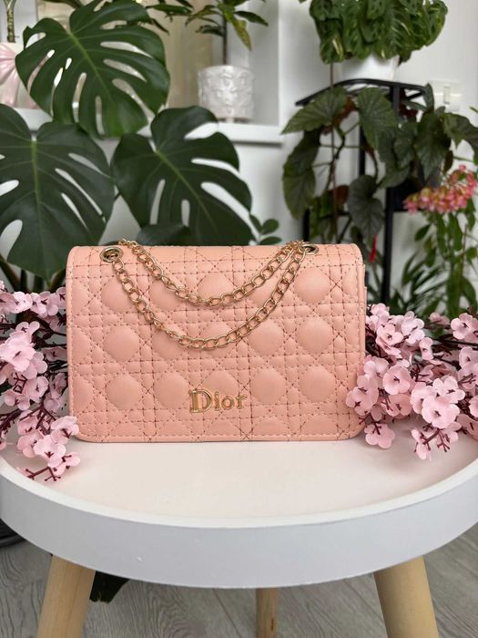 Geanta DIOR roz pudra