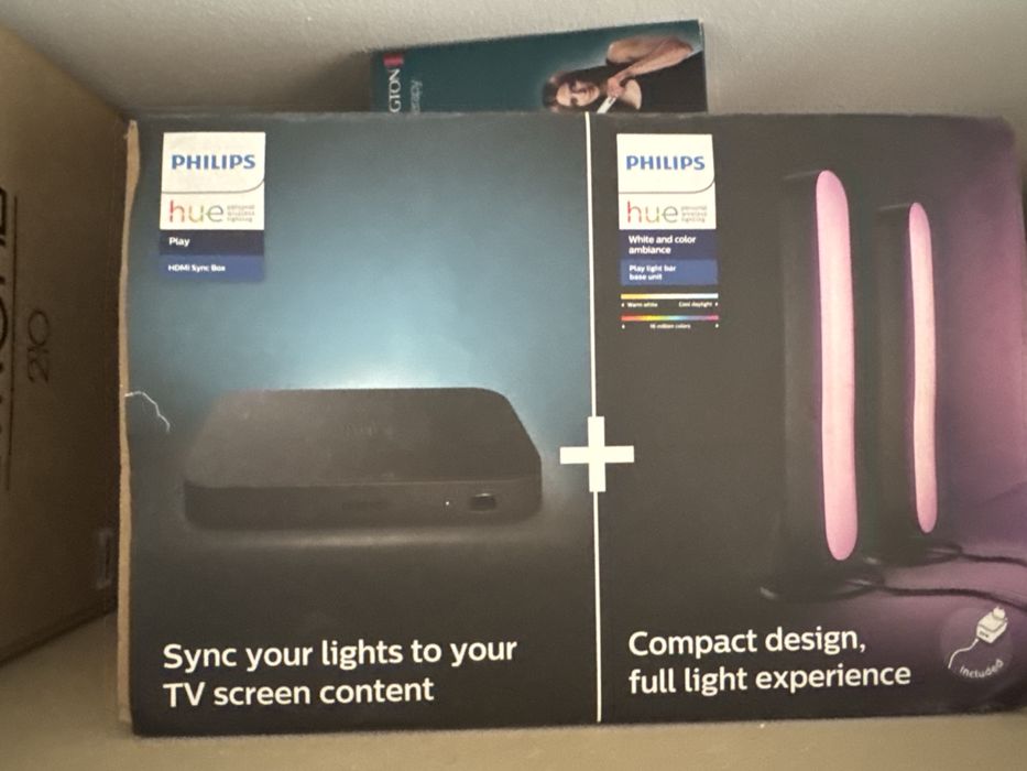 hue play hdmi sync box + Philips Hue Play DoublePack