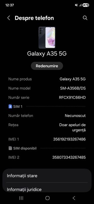 Samsung Galaxy A35 256GB/8GB RAM