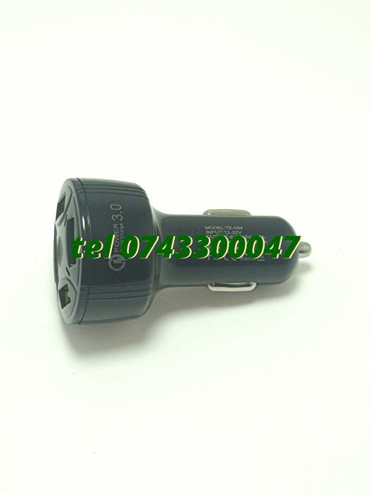 Superfastcharge Incarcator Auto Cu Patru Porturi Usb Partycharge