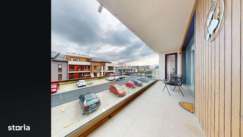 Apartament cu 2 camere de închiriat în UNO Brașov | Balcon generos