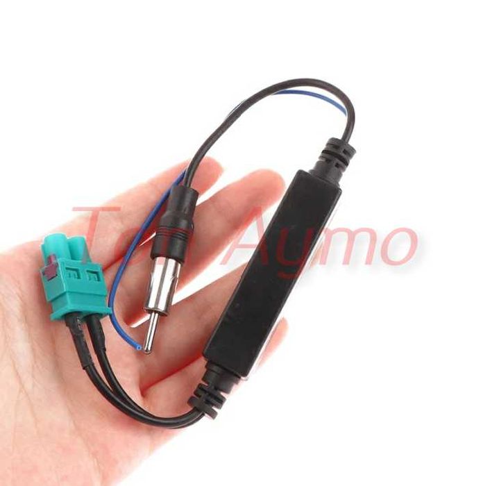 Антена усилвател Fakra Факра Към DIN Дин VW AUDI SEAT SKODA PORSCHE