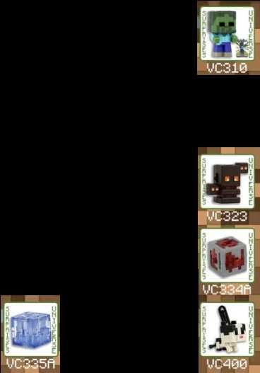 Фигурки Kinder joy MINECRAFT