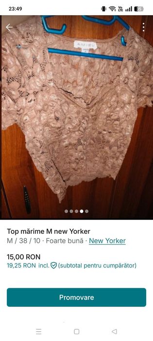 Top dama mărime M new Yorker