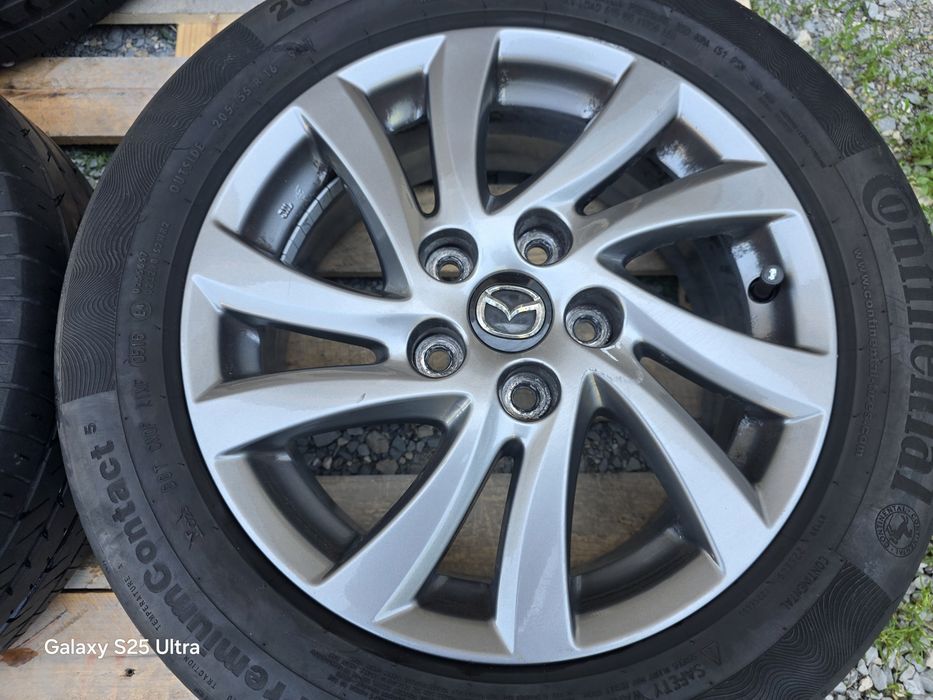 Лети джанти 16ки 5х114.3 Mazda + летни гуми 205/55/16