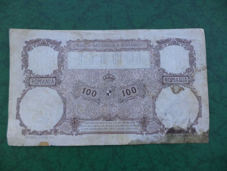 Bancnota veche rara 100 lei 19 februarie 1940