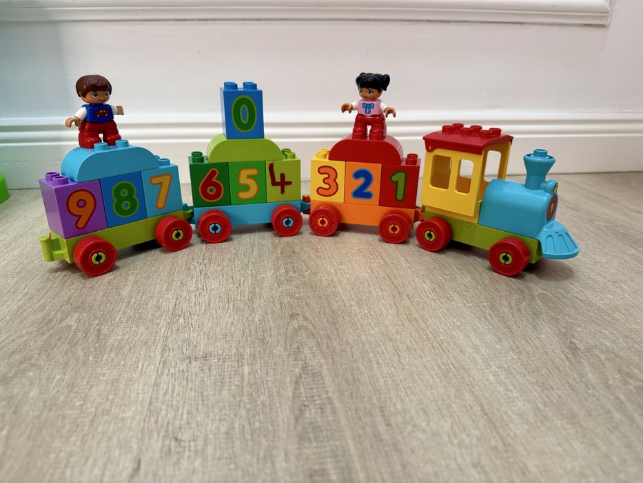 Set Lego duplo tren cu cifre