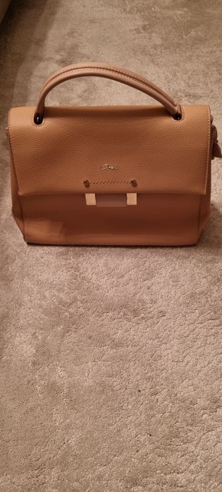 Дамска чанта Axel бежова,  Zara черна