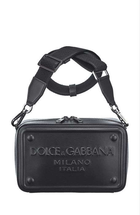 DOLCE & GABBANA Leather belt bag with logo