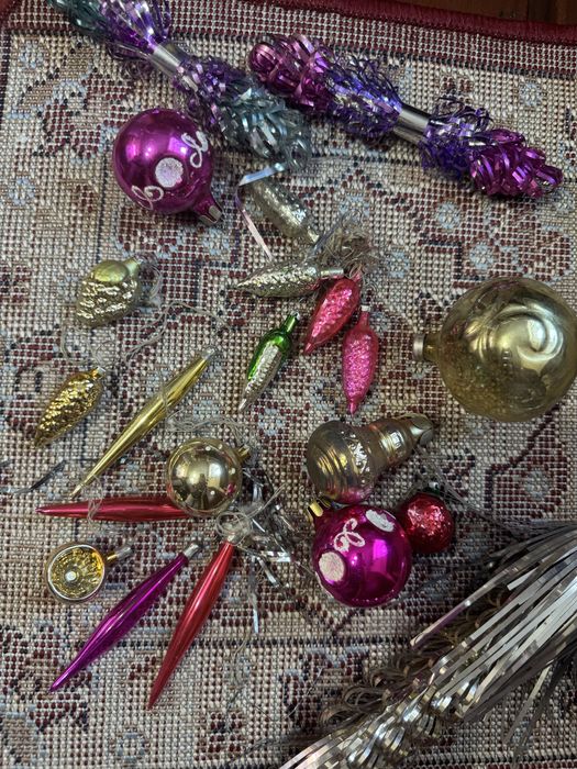 Елочные игрушки СССР в хорошем состоянии