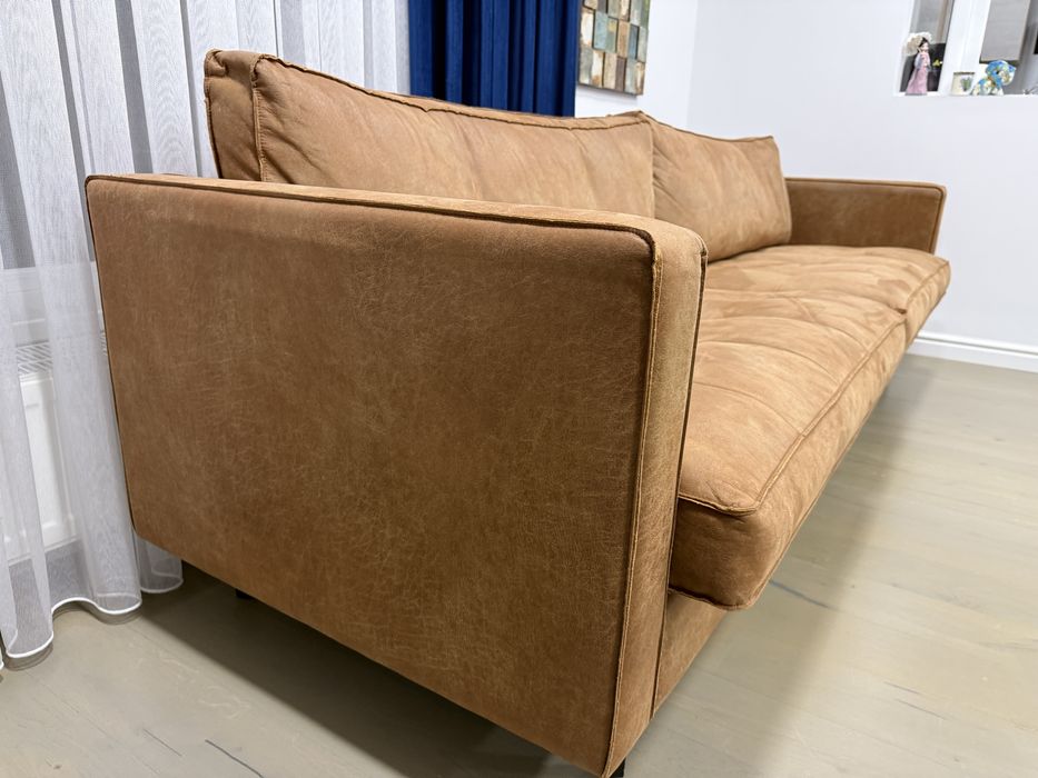 Canapea piele maro