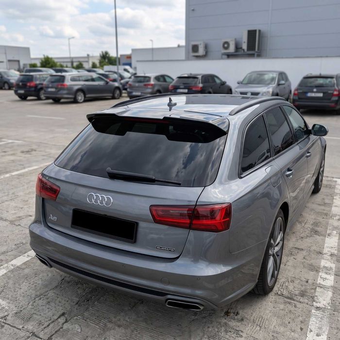 Eleron haion Audi A6 C7 Avant 2011-2018 negru lucios spoiler portbagaj