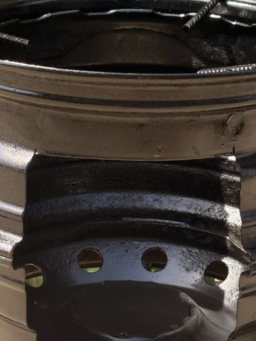 Soba din janta de masina pt gratar , fara usa, lucioasa