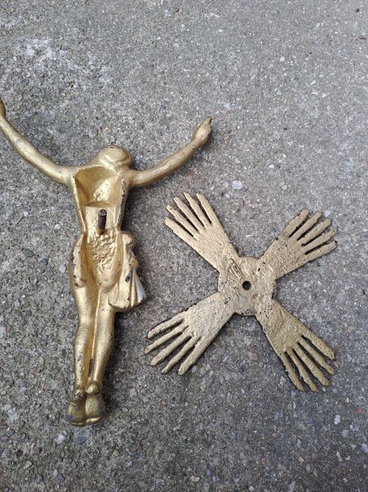 isus decoratiune fonta statueta fonta 40/30 cm