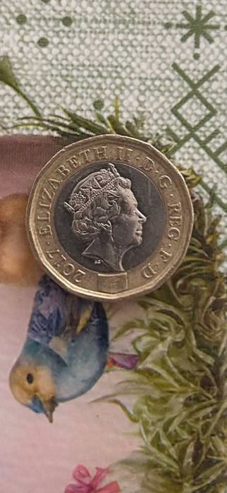 Монета 1 псунд 2017 год