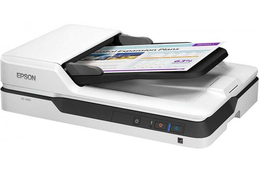 Сканер Epson WorkForce DS-1630 A4 Оригинал Официальный Скидки !!!