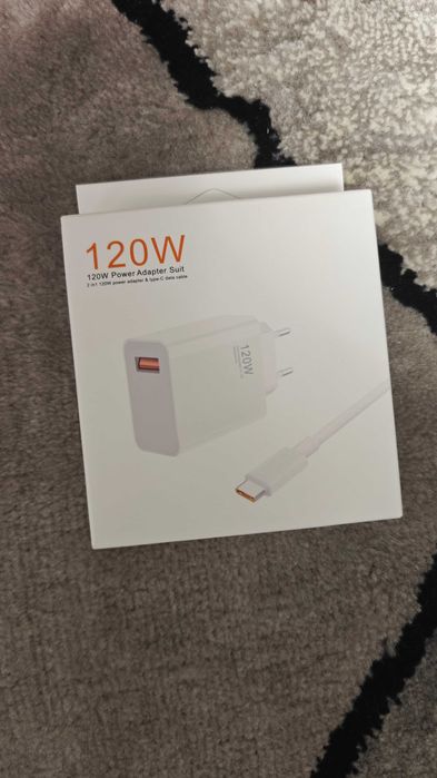 Încărcător Rapid cu Fir 120W, TIP C, Universal
