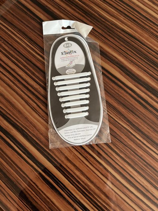 Sireturi elastice , albe , marime universala