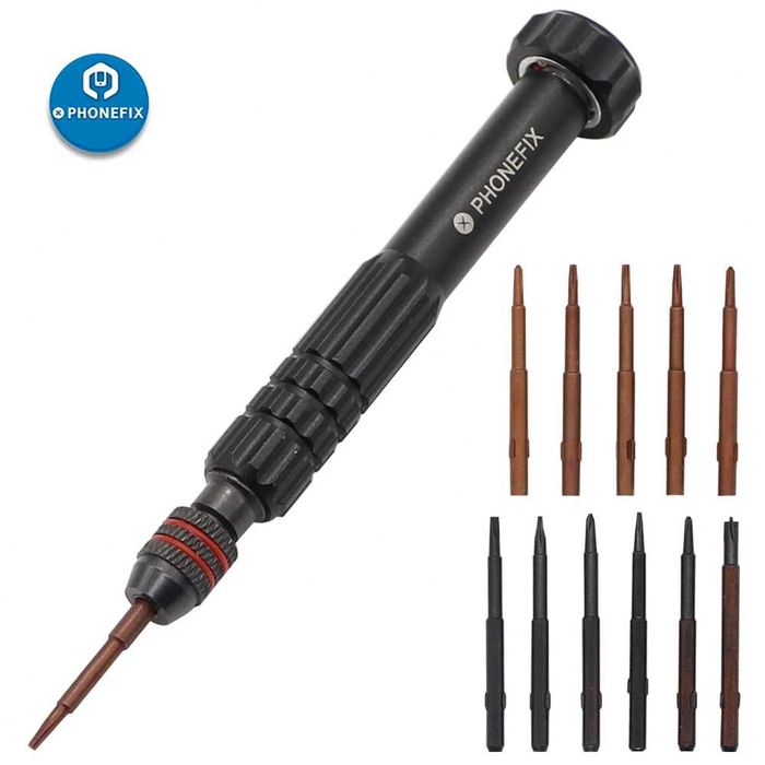 Set 12 surubelnite Torx Y Hex T2 T3 T4 T5 T6 iPhone, Macbook, ceas