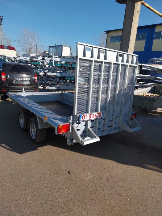 Remorca transport UTILAJE,3500kg,2920 x 1520,Fabricata in RO