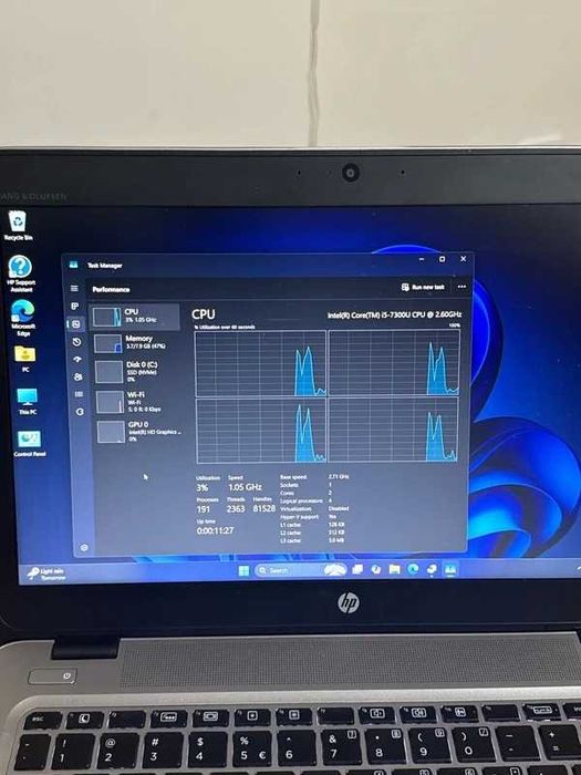 HP EliteBook 840 G4 - i5 8gb ssd 256gb