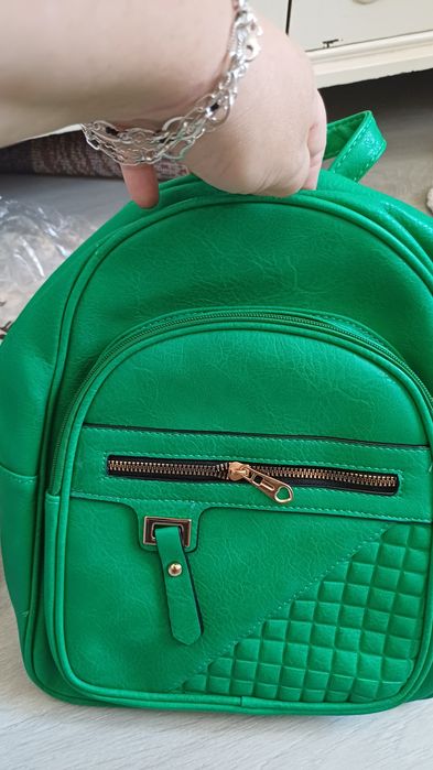 Rucsac verde pentru femei
