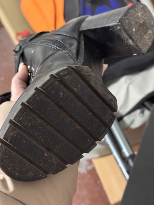 Обувки еко кожа с ток от тенденз