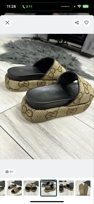 Papuci GG firma dama