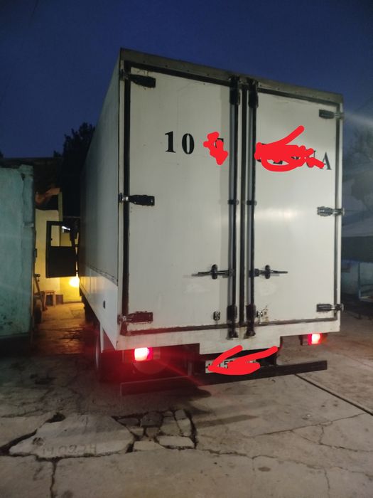 Исузу 5 тоналик фургон SAZ NP 37 2007 ,г.в